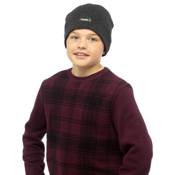 FLOSO Kids Plain Winter Beanie Hat (3M 40g) (7-10 Years)