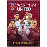 Superdrug West Ham United FC 2024 A3 Wall Calendar- Buy online at McGrocer