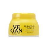 Superdrug Vegan by Happy Skin Pineapple Vitamin C Moisturiser 50ml- Buy online at McGrocer