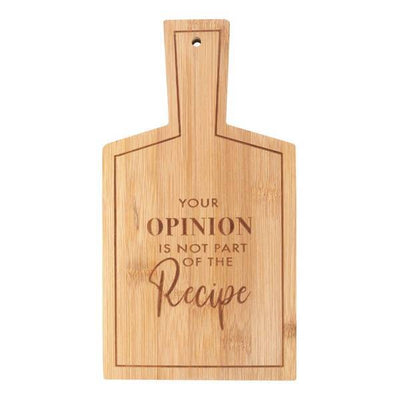 Superdrug Something Different Not Part Recipe Bamboo Chopping Board- Buy online at McGrocer