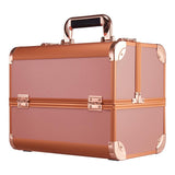 Superdrug Livingandhome Professional Aluminum Makeup Box Rose Gold- Buy online at McGrocer