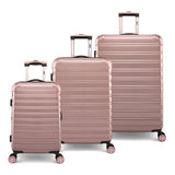 Superdrug IFLY 3pcs Luggage Set Hardside Spinner Upright Rose Gold - Set- Buy online at McGrocer