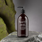 Pomp & Co Hair Face & Body Wash For Men,Signature Scent 1L