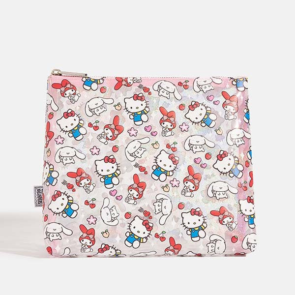 Skinnydip London Hello Kitty & Friends Shimmer Wash Bag 100% TPU