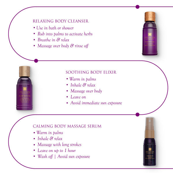 SPA CEYLON Sleep Intense - Home Spa Set