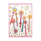 Superdrug Simon Elvin Isabal Garden Stars 18th Card (Pack of 6)- Buy online at McGrocer