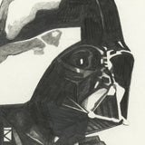 Superdrug Star Wars Sketch Darth Vader Framed Canvas Print- Buy online at McGrocer