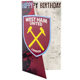 Superdrug West Ham United FC Crest Birthday Card- Buy online at McGrocer