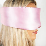 Brushworks Cushioned Satin Sleep Mask
