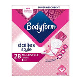 Superdrug Bodyform Dailies Multistyle Normal Panty Liners 28 pack- Buy online at McGrocer