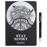 Superdrug Wednesday Stay Kooky Notebook & Pen Set- Buy online at McGrocer