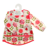 Superdrug Ziggle Baby Coverall Feeding Bib - Pink Flowers & Fairy Garden- Buy online at McGrocer