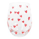 Superdrug Something Different Heart Stemless Wine Glass- Buy online at McGrocer