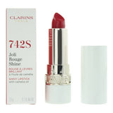 Superdrug Clarins Joli Rouge Shine Lipstick 3.5g - 742S Pretty Red- Buy online at McGrocer