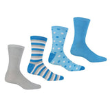 Superdrug Regatta Womens Lifestyle Ankle Socks Set (Pack of 4) (3-5)- Buy online at McGrocer