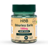 Holland & Barrett Holland Barrett Enteric Coated Odourless Garlic 1000mg 60 Tablets- Buy online at McGrocer