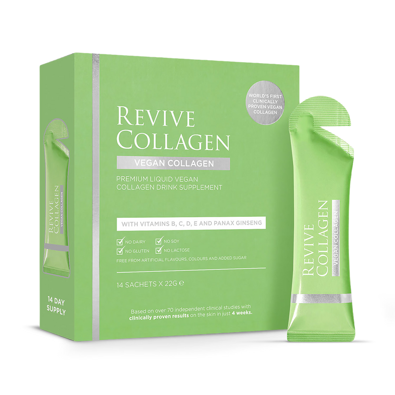 Vegan Liquid Collagen Alternative Supplement with Vitamin C and Amino Acids