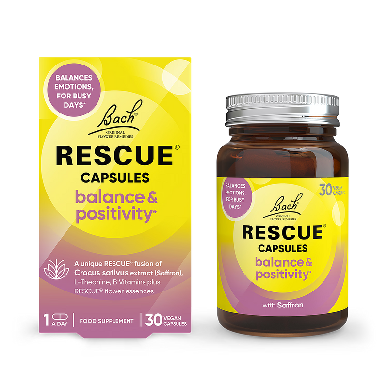 Bach RESCUE Balance Positivity 30 Vegan Capsules