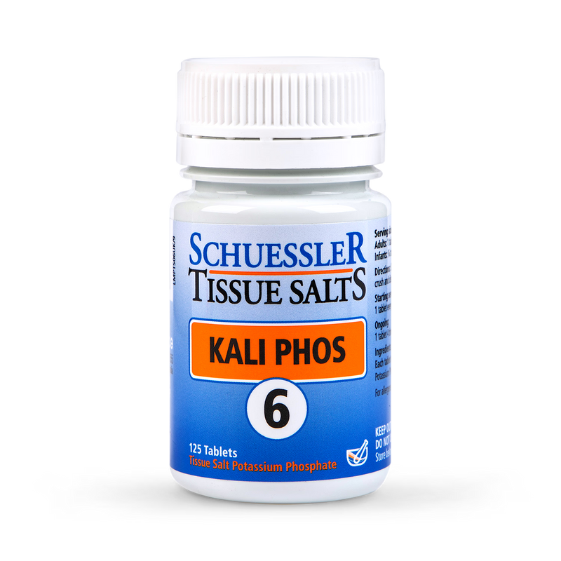 Potassium Phosphate Homeopathic Tissue Salt Support Tablets 125s