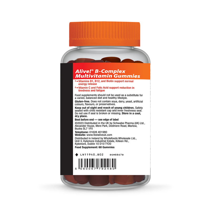 B Complex Multi Vitamin Soft Jells with Vitamin C Cherry Flavour 60 Count