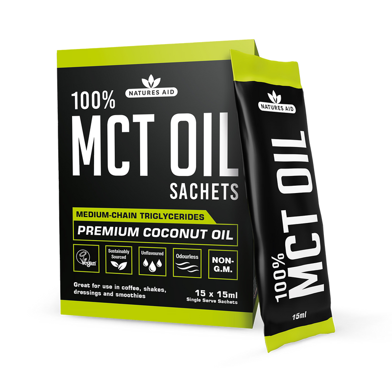 100% MCT Coconut Oil Sachets 15 x 15ml