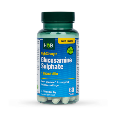 Holland & Barrett Holland Barrett High Strength Glucosamine Sulphate Chondroitin 60 Tablets- Buy online at McGrocer