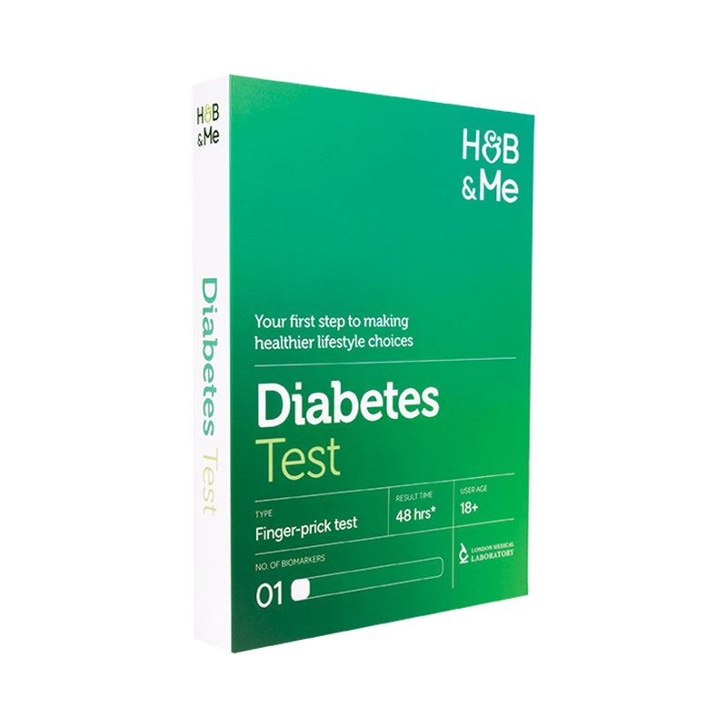 HbA1c Diabetes Blood Test Kit with Finger Prick Sample and Doctor Review