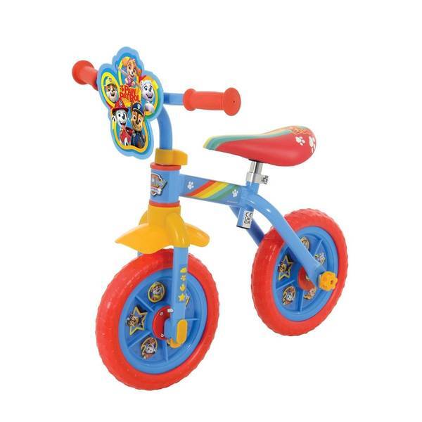 Paw Patrol Kids 2 In 1 Training Bike