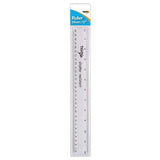 Tiger Stationery Plastic Rulers (Pack of 12) (30cm)