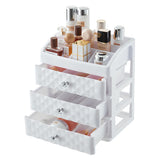 Superdrug Livingandhome Plastic Makeup Organizer with 3 Drawers White- Buy online at McGrocer