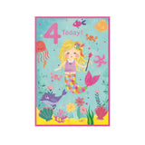 Superdrug Simon Elvin Juvenile Girl 4th Birthday Card- Buy online at McGrocer