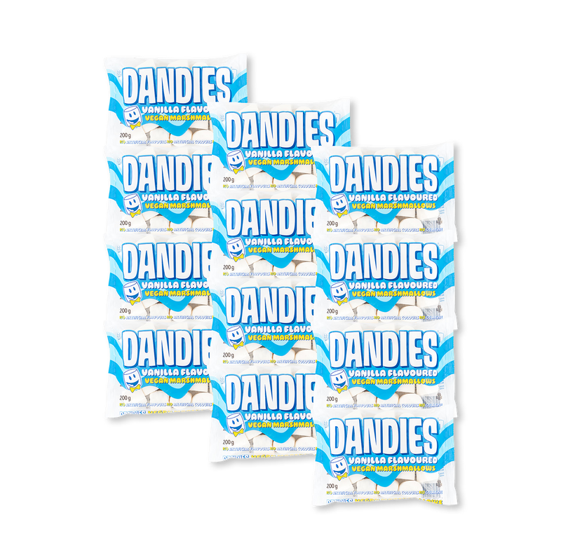 Dandies Vegan Vanilla Marshmallows 12 x 200g