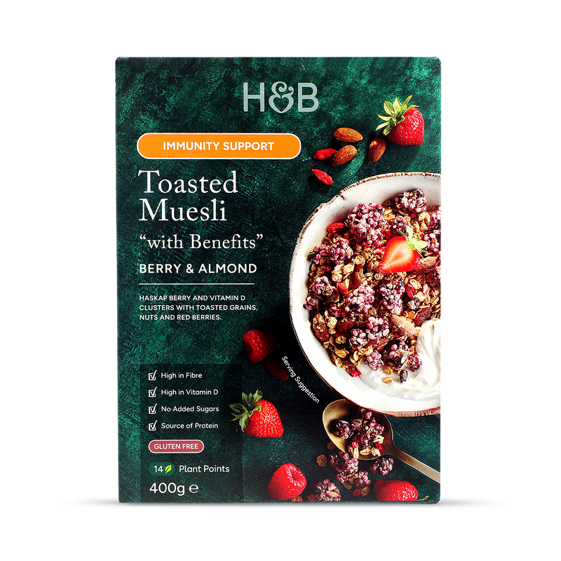 Toasted Muesli for Immunity Support High in Fibre 400g