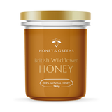 Holland & Barrett Honey Greens British Wildflower Honey 240g- Buy online at McGrocer