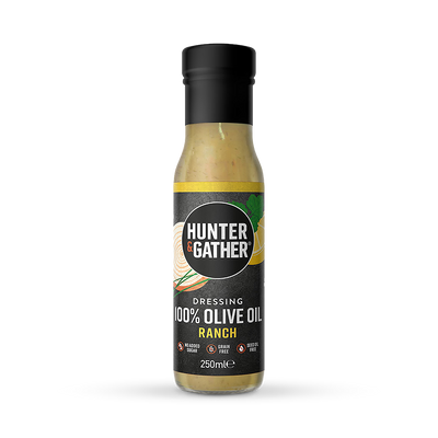 Holland & Barrett Hunter Gather Ranch Olive Oil Dressing 250ml- Buy online at McGrocer