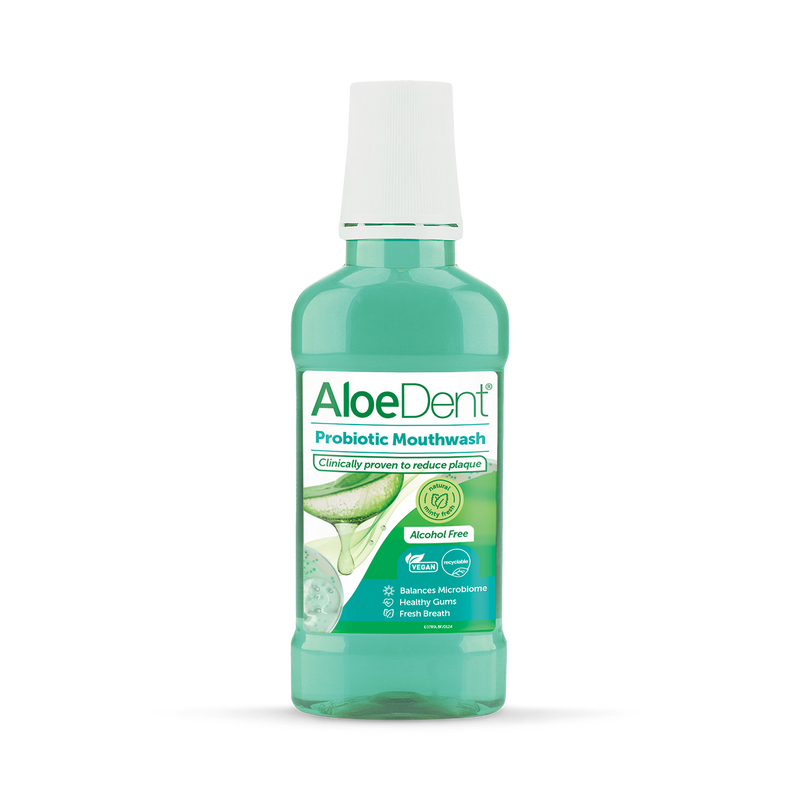 Aloe Dent Probiotic Mouthwash Fluoride Free 250ml