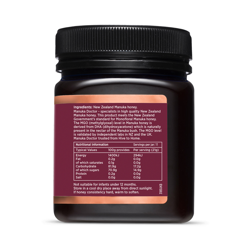 Manuka Doctor MGO 1300 Manuka Honey 250g