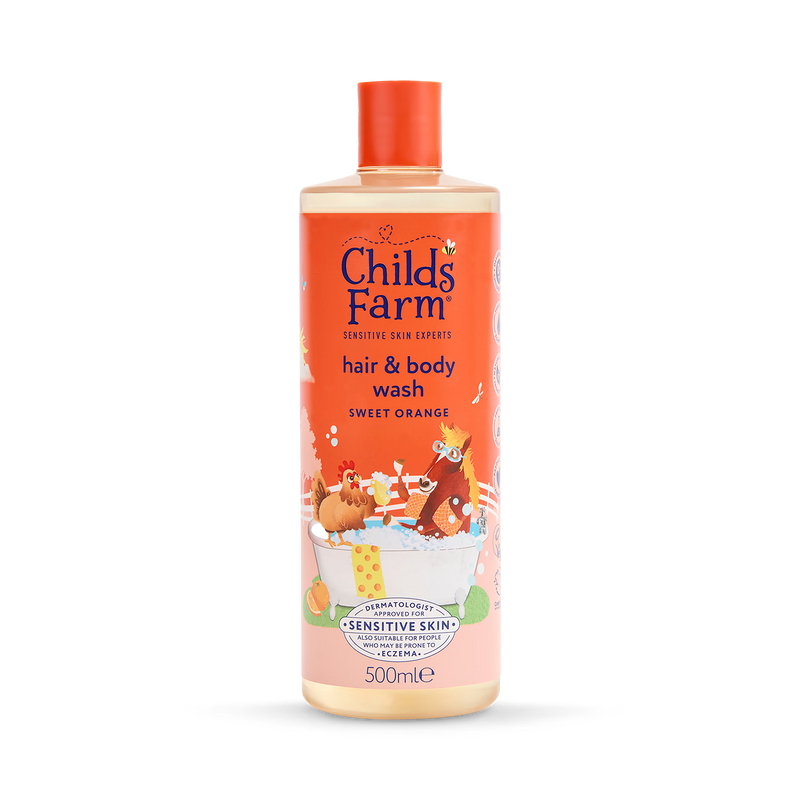 Childs Farm Hair Body Wash Sweet Orange 500ml