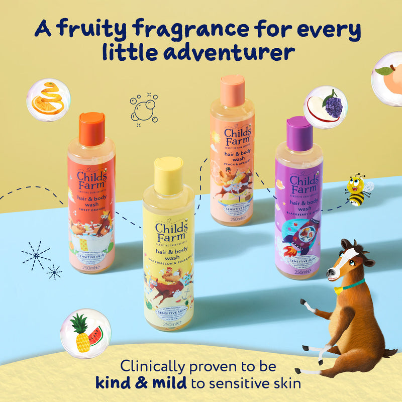 Childs Farm Hair Body Wash Watermelon Pineapple 250ml
