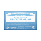 Holland & Barrett Dr Bronner All-One Baby-Mild Pure-Castile Bar Soap 140g- Buy online at McGrocer