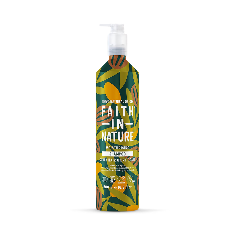 Faith in Nature Shea Argan Shampoo - 500ml Aluminium