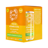 Holland & Barrett Holland Barrett Focus Kombucha 4x 250ml- Buy online at McGrocer