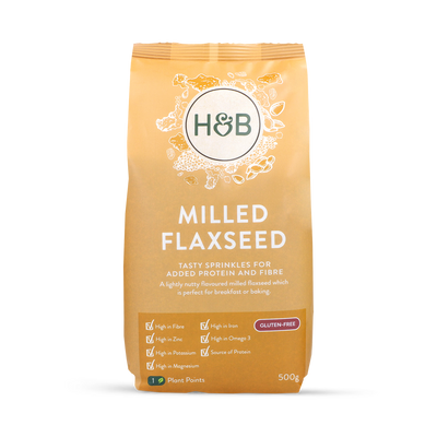 Holland & Barrett Holland Barrett Milled Flaxseed 500g- Buy online at McGrocer