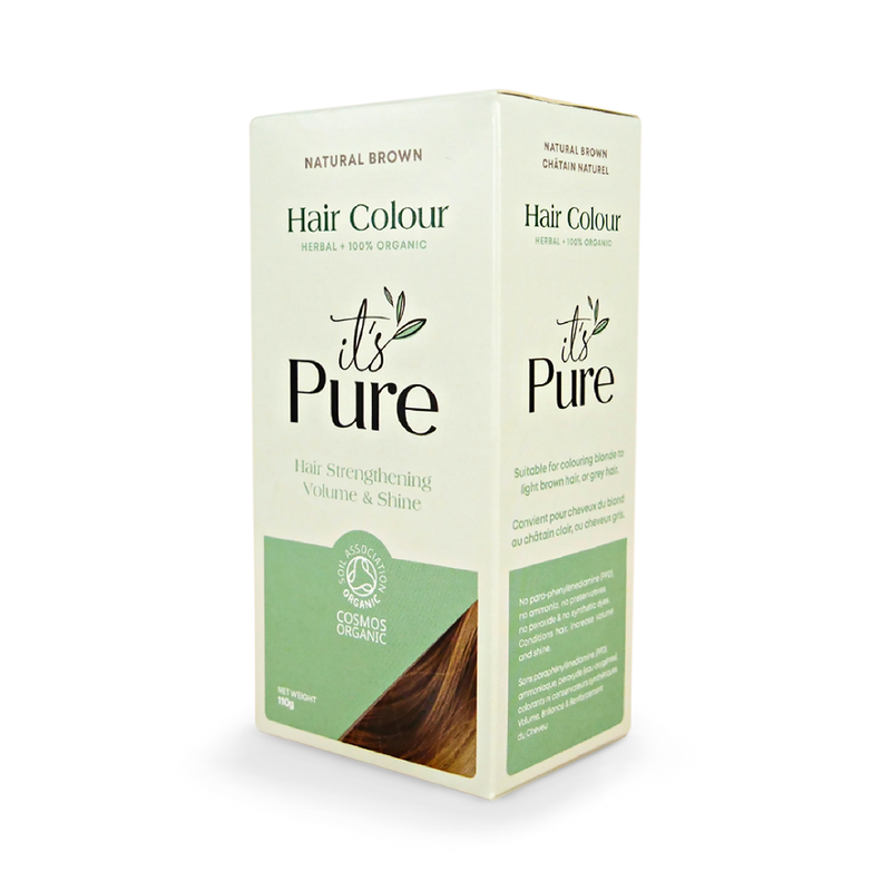 Its Pure Organic Herbal Hair Colour Natural Brown 110g