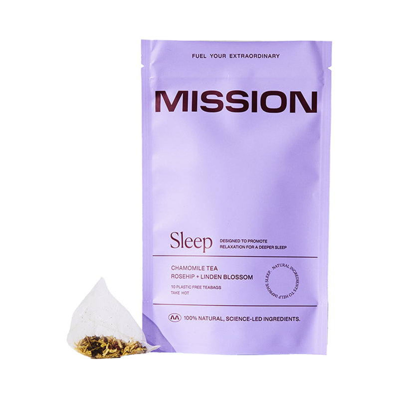 Mission Sleep Chamomile Tea Rosehip Linden Blossom 30 Tea Bags