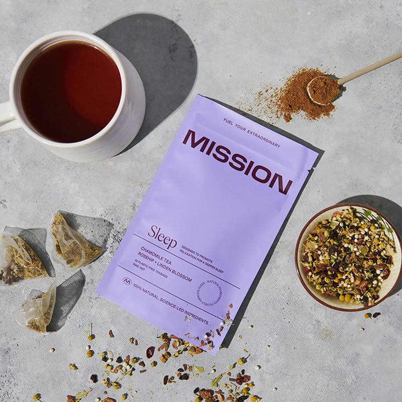 Mission Sleep Chamomile Tea Rosehip Linden Blossom 30 Tea Bags