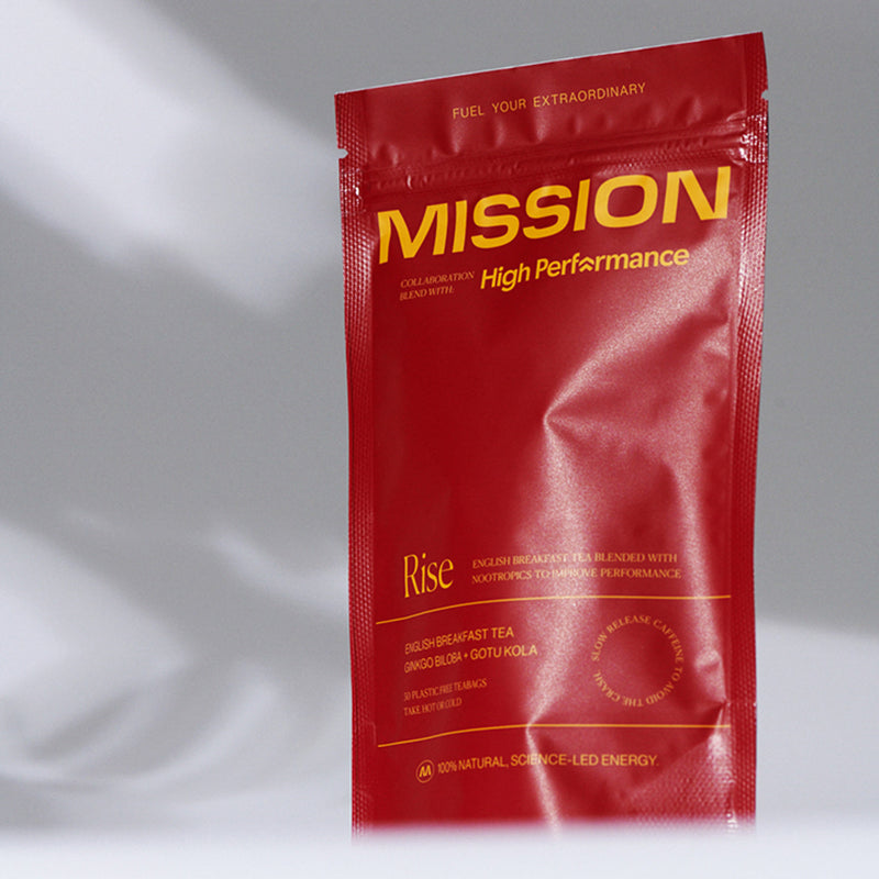Sustained Energy English Breakfast Tea with Ginkgo Biloba and Gotu Kola 30 Tea Bags