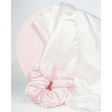 Satin Pillowcase and Cloud Scrunchie Hair Care Set