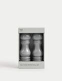 Salt and pepper mill set (British brand)