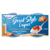 Salted caramel Greek style yoghurt 500g (4 x 125g) - British product